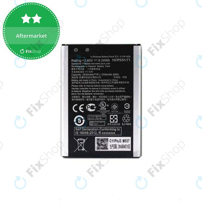 Батерия за Asus Zenfone 2 Laser ZE500KL, C11P1428, 2400mAh