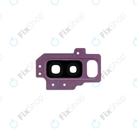 Стъкло за обектив на задната камера с рамка за Samsung S9 Plus G965F, G965FD, Lilac Purple