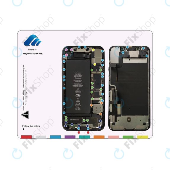Магнитна подложка за винтове за iPhone 11
