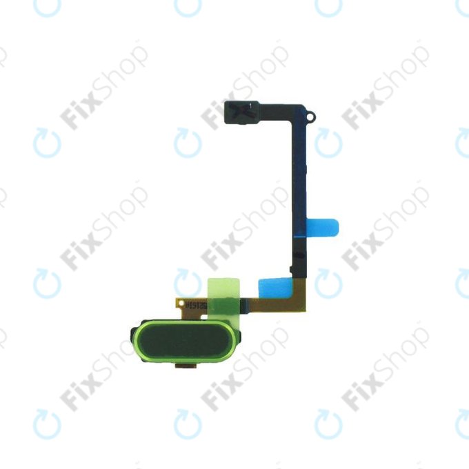 Начален бутон с гъвкав кабел за Samsung S6 G920F, Black Sapphire, GH96-08166B, Genuine Service Pack