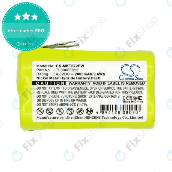 Батерия за Makita 6722D, 6723DW, 2000mAh, Ni-MH, 4.8V, TL00000012, HQ