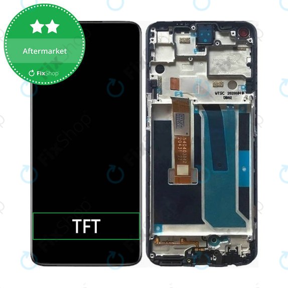 дисплей за OnePlus Nord N10 5G, Тъчскрийн и рамка, черен, Black, TFT