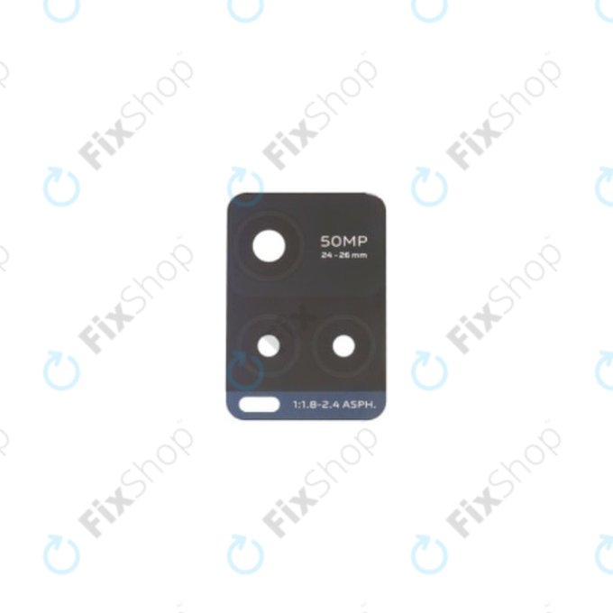 Стъкло за обектив на задната камера за Vivo Y33s V2109, черен, Black,