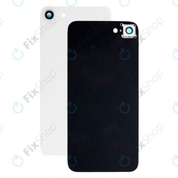 Задно стъкло с камера за iPhone 8, Сребро, Silver