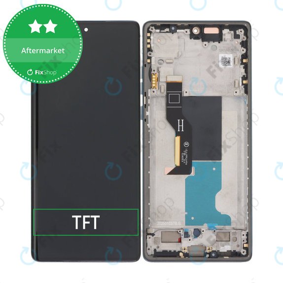 Дисплей за Motorola Edge 50 Fusion, Forest Blue, Тъчскрийн с рамка