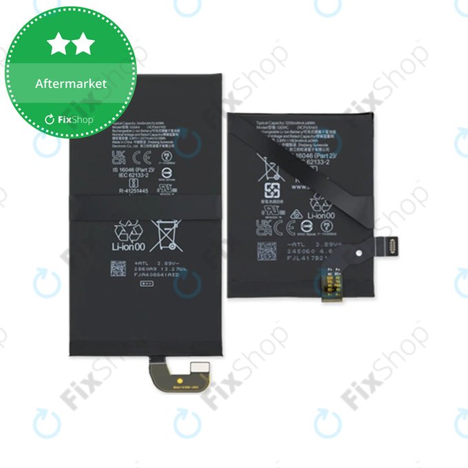 Батерия за Google Pixel 9 Pro Fold, 4650mAh, G06KA, GE59C, 2 бр.