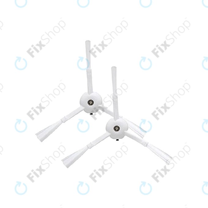 Странична четка за Xiaomi Mi Robot Vacuum Mop 1S, 2 Lite, 2 Pro, Roborock S5, S7 MaxV Ultra, S8, S8+, S8 Pro Ultra, Xiaowa E2, Lite C10, бял, White, 2бр.