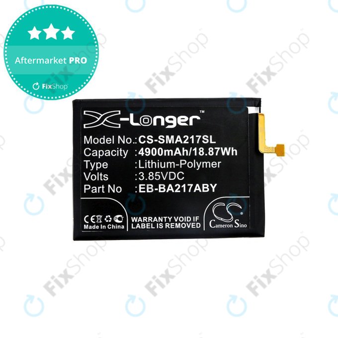 Батерия за Samsung A04s, 4900mAh, Li-Pol, 3.85 V, EB-BA217ABY, HQ