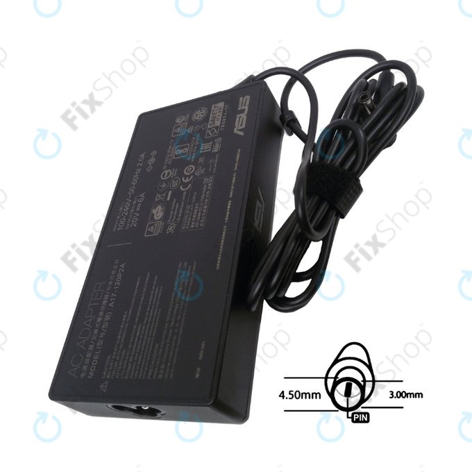Захранващ адаптер за Asus, B0A001-00860100, 120W, 20V, Genuine Service Pack