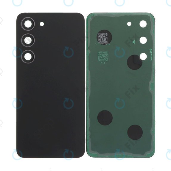 Заден капак комплект за Samsung S23 S911B, Phantom Black