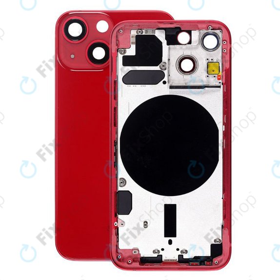 Заден калъф за iPhone 13 Mini, червен, Red