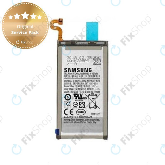 Батерия за Samsung S9 G960F, EB-BG960ABE, 3000mAh, GH82-15963A, GH82-16021A, Genuine Service Pack