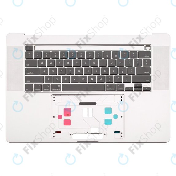 Горна рамка с клавиатура за MacBook Pro 16" A2141 (2019), UK, Сребрист