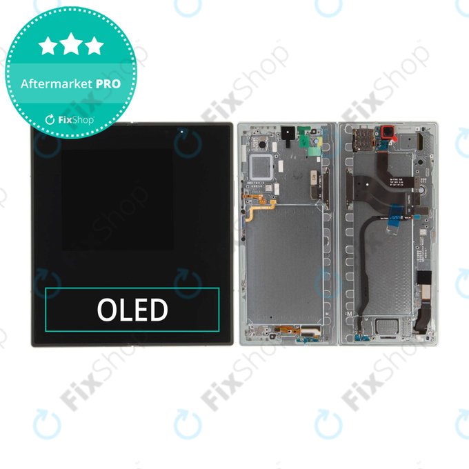 Дисплей OLED за Samsung Z Fold 7 F966B, Mint, Тъчскрийн с рамка