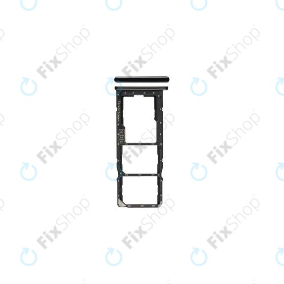 SIM и SD държач за Motorola One (P30 Play), черен, Black