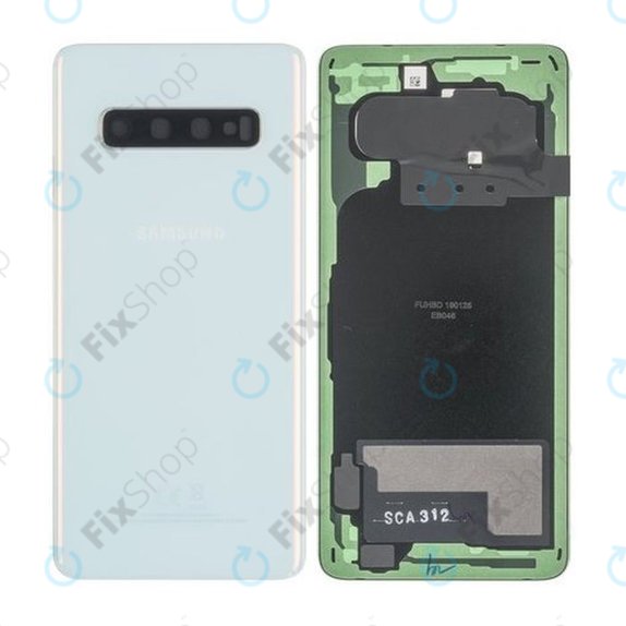 Капак на батерията за Samsung S10 G973F, GH82-18378F, Prism White, Genuine Service Pack