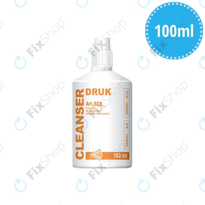 Почистваща течност за PCB платки – 100ml, Cleanser DRUK