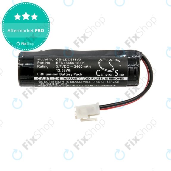 Батерия за Leifheit Dry&Clean 51000, 51002, 51113, 51114, BFN18650 1S1P, Li-Ion 3.7V 3400mAh, HQ