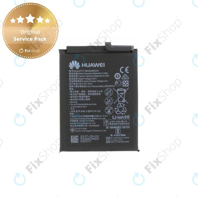 Батерия за Huawei Mate 10 Pro BLA-L29, P20 Pro, Mate 10, View 20, Mate 20, Honor 20 Pro, HB436486ECW, 4000mAh, 24022342, 24022827, Genuine Service Pack