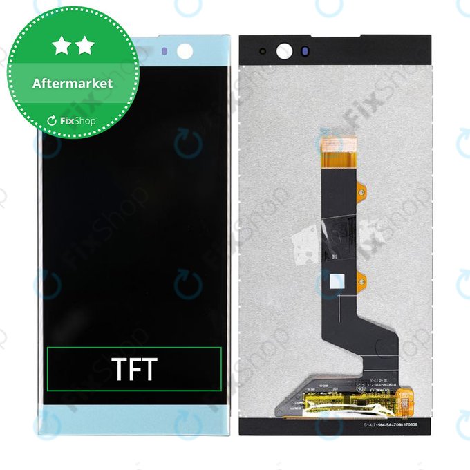 дисплей за Sony Xperia XA2 H4113, Тъчскрийн без рамка, син, Blue TFT
