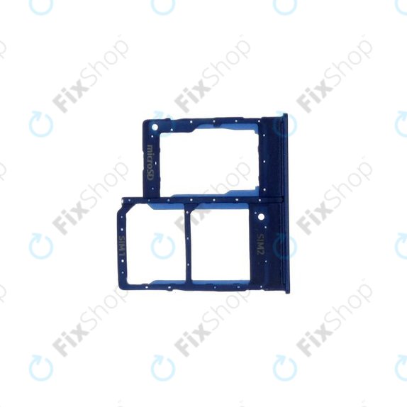 SIM държач за Samsung A20e A202F, син, Blue, GH98-44377C, Genuine Service Pack
