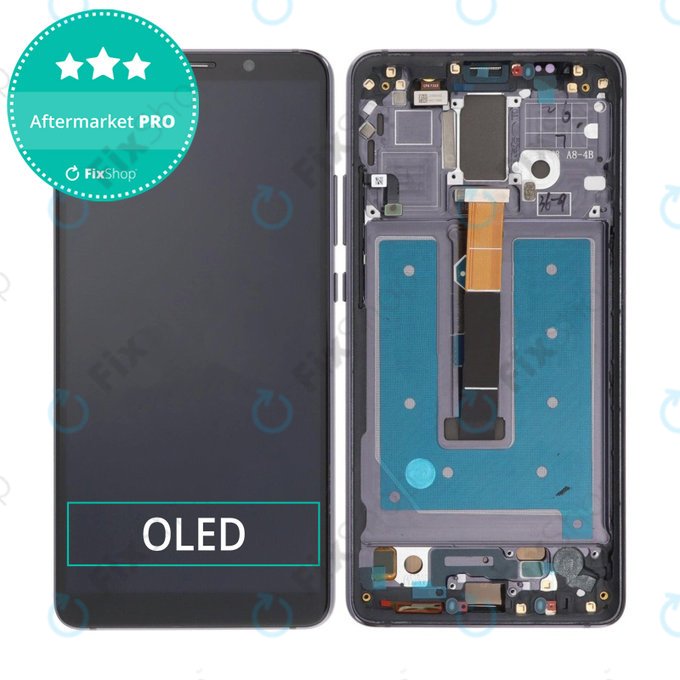 дисплей OLED за Huawei Mate 10 Pro, Тъчскрийн и рамка, Midnight Blue