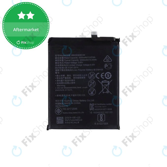 Батерия за Huawei P30, HB436380ECW, 3650mAh