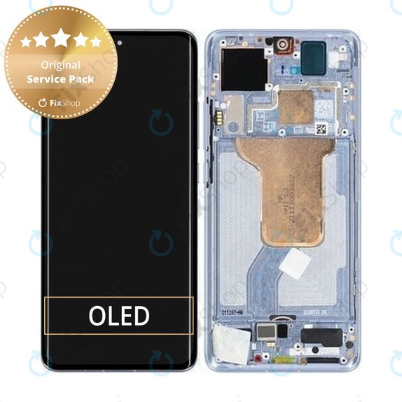 дисплей за Xiaomi 12, 12X, Тъчскрийн и рамка, TFT, 5600040L3A00, Blue, Genuine Service Pack