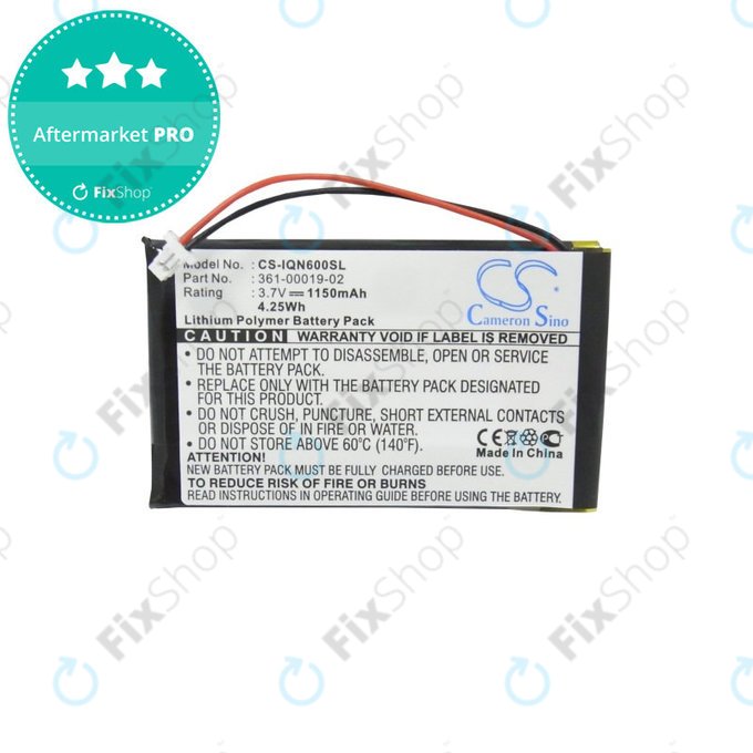 Батерия за Garmin Nüvi 660, 660 FM, 1150mAh, Li-Pol, 3.7V, 361-00019-02, HQ