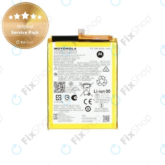 Батерия за Motorola Edge 30 XT2203, ND40, 4020mAh - SB18D34507, Genuine Service Pack