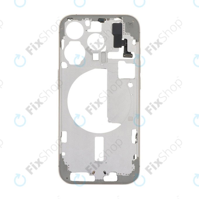 Средна рамка за iPhone 15 Pro, Natural Titanium