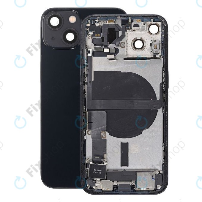Заден калъф със малки части за iPhone 13, Midnight