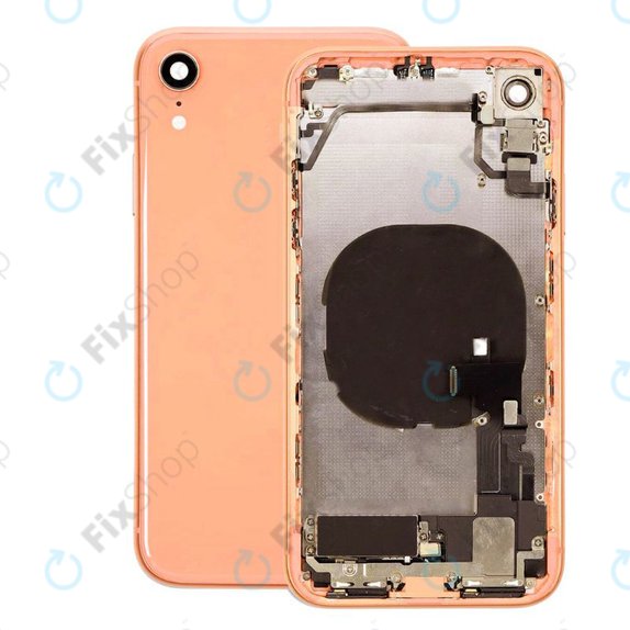 Заден калъф със малки части за iPhone XR, Coral