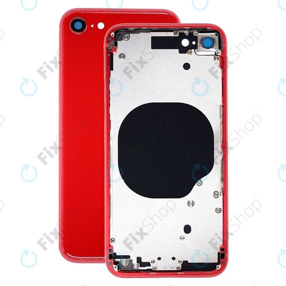 Заден калъф за iPhone 8, червен, Red