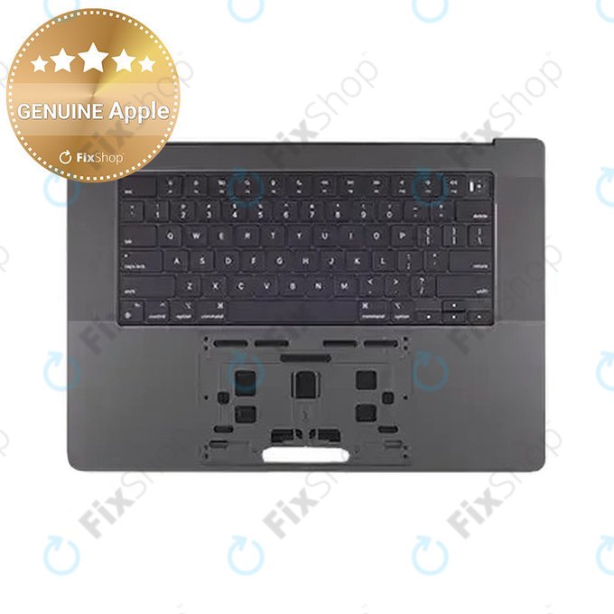 Горен корпус с клавиатура за MacBook Pro 16", A3403 (2024), с US клавиатура и батерия, Space Black, 661-42823, Genuine Apple