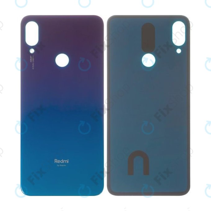 Капак на батерията за Xiaomi Redmi Note 7, син, Blue