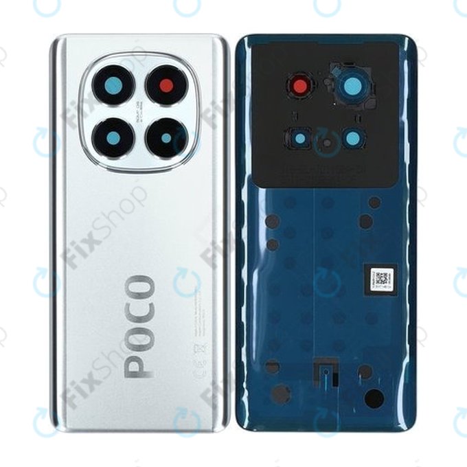 Заден капак за Xiaomi Poco X7 24095PCADG, Silver, 5600060O16P00, Genuine Service Pack