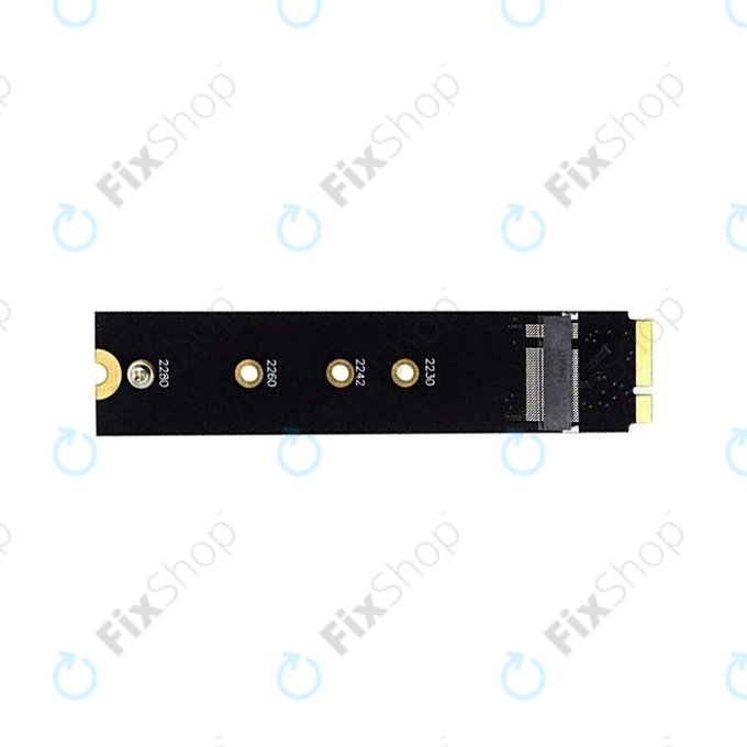 M.2 SATA 3.0 SSD адаптер за MacBook Air 11" A1465, 13" A1466, Pro 13" A1425, 15" A1398 (среден 2012, късен 2012)
