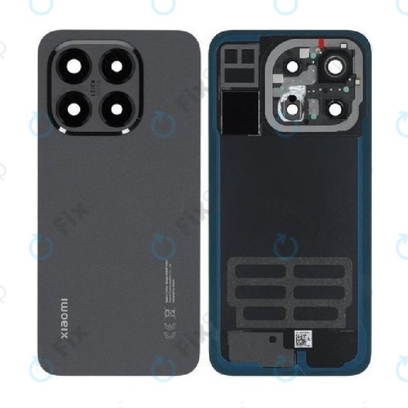Капак на батерията за Xiaomi 15T 5G, Black, 5600090O12A00, Genuine Service Pack