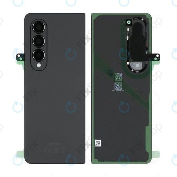 Капак на батерията за Samsung Z Fold 4 F936B, GH82-29254A, Phantom Black, Genuine Service Pack