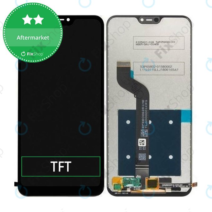 дисплей за Xiaomi Mi A2 Lite (Redmi 6 Pro), Тъчскрийн без рамка, TFT