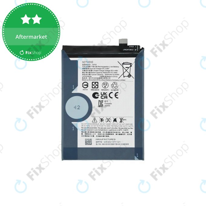 Батерия за Nothing CMF Phone 1, Phone (2a) Plus, 5000mAh