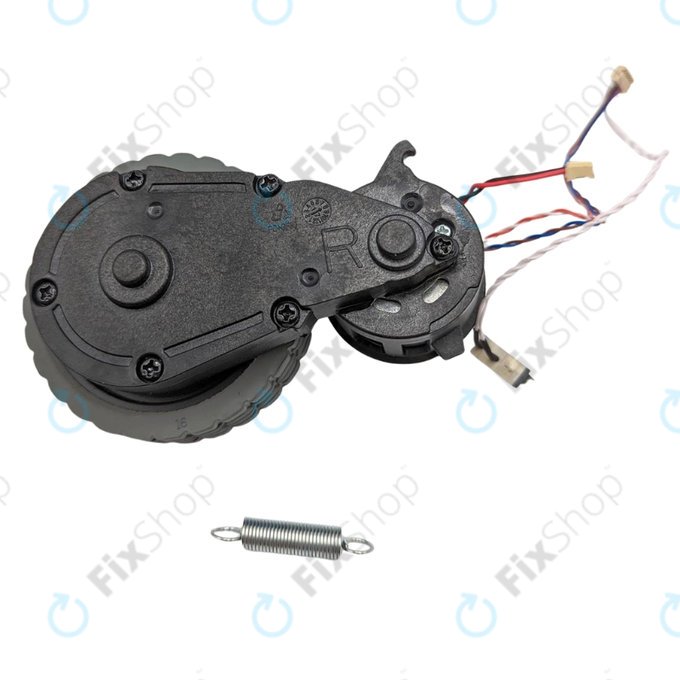 Колело с мотор, Десен, Черна за iRobot Roomba Combo 111, Roomba Combo 113