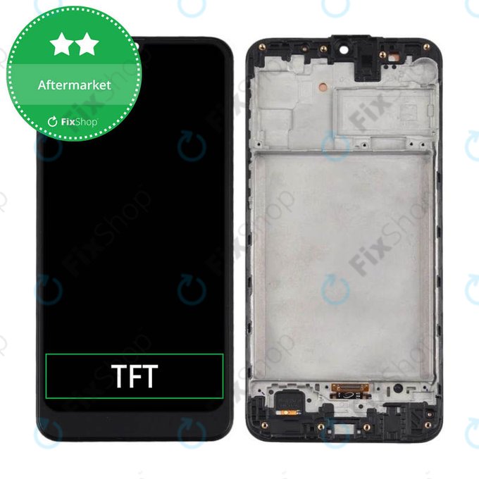 дисплей за Samsung M31 M315F, Тъчскрийн и рамка, Space Black, TFT
