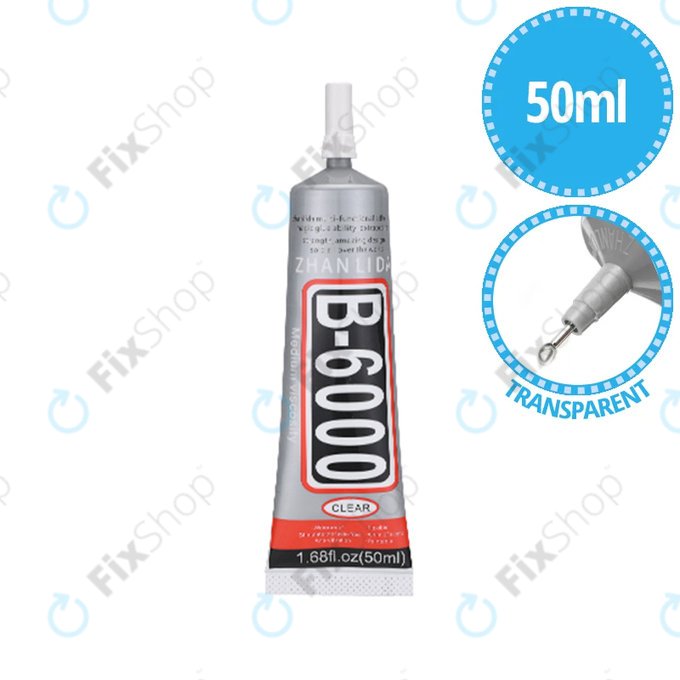 Лепило B-6000, 50мл, Прозрачен