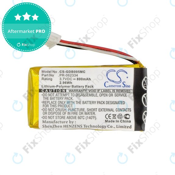 Батерия за GoPro Hero +, 800mAh, Li-Polymer, 3.7V, PR-062334, HQ