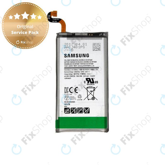 Батерия за Samsung S8 Plus G955F, EB-BG955ABE, EB-BG955ABA, 3500mAh, GH43-04726A, GH82-14656A, Genuine Service Pack
