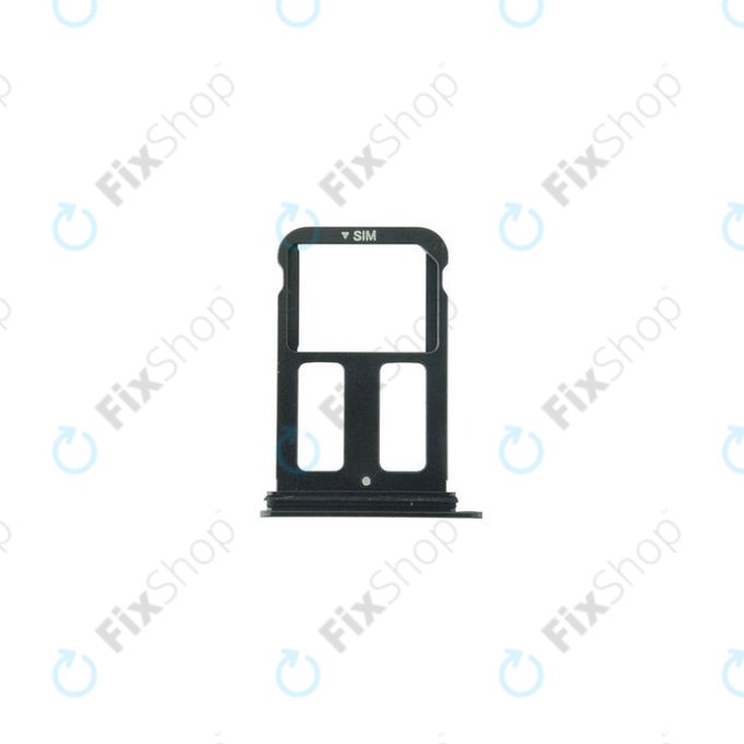SIM държач за Huawei P20, 51661JAY, черен, Black, Genuine Service Pack