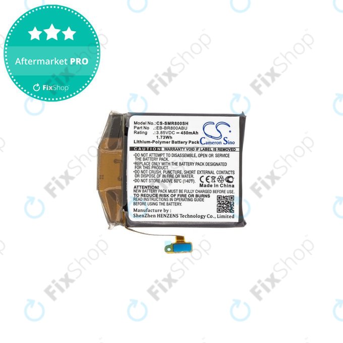 Батерия за Samsung Galaxy Watch 46mm R800, 450mAh, Li-Pol, 3.85 V, EB-BR800ABU, HQ