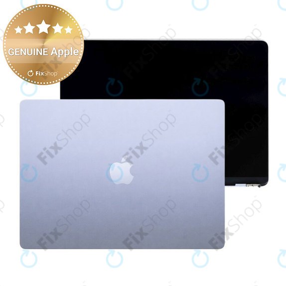 LCD дисплей за MacBook Air 15", A3241 (2025), с предно стъкло и капак, Sky Blue, 661-50132, Genuine Apple